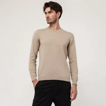 Pull, col rond, manches longues