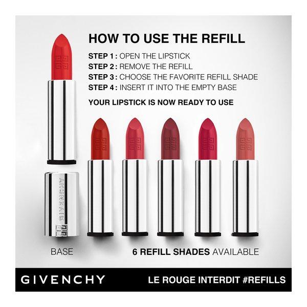 GIVENCHY  Le Rouge Interdit - Rossetto Finish Setoso Ricarica 