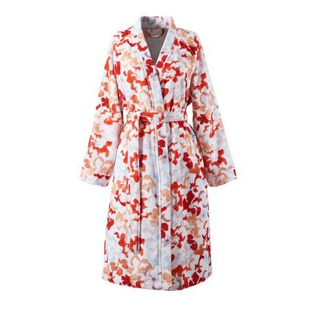 Olivier Desforges Volver Unisex Bademantel mit Blumenmuster  