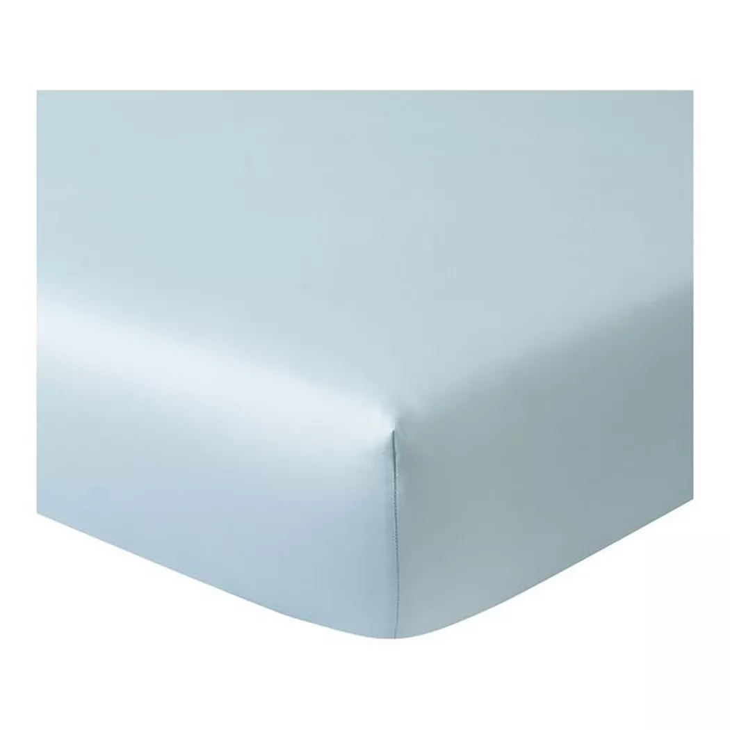 Yves Delorme - Fixleintuch, 200X200CM, Gletscherblau