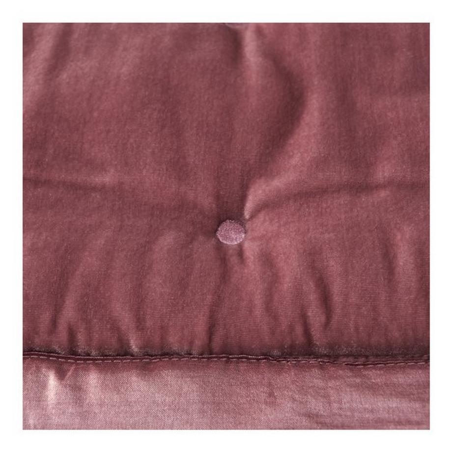 Yves Delorme Cocon Samt Gesteppte Decke  