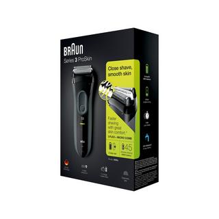 BRAUN Set rasoir et tondeuse barbe 3000s 