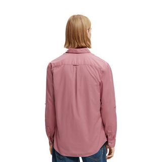 Scotch & Soda Slim-Fit poplin shirt with sleeve roll-up Chemise, Slim Fit, manches longues 