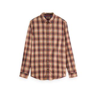 Scotch & Soda Regular-Fit Checked Flannel Shirt Chemise, regular fit, manches longues 