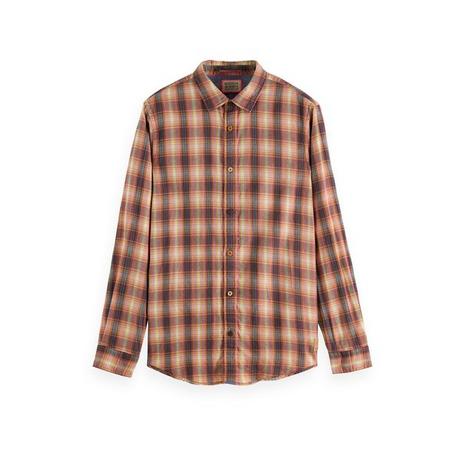 Scotch & Soda Regular-Fit Checked Flannel Shirt Hemd, Regular Fit, langarm 