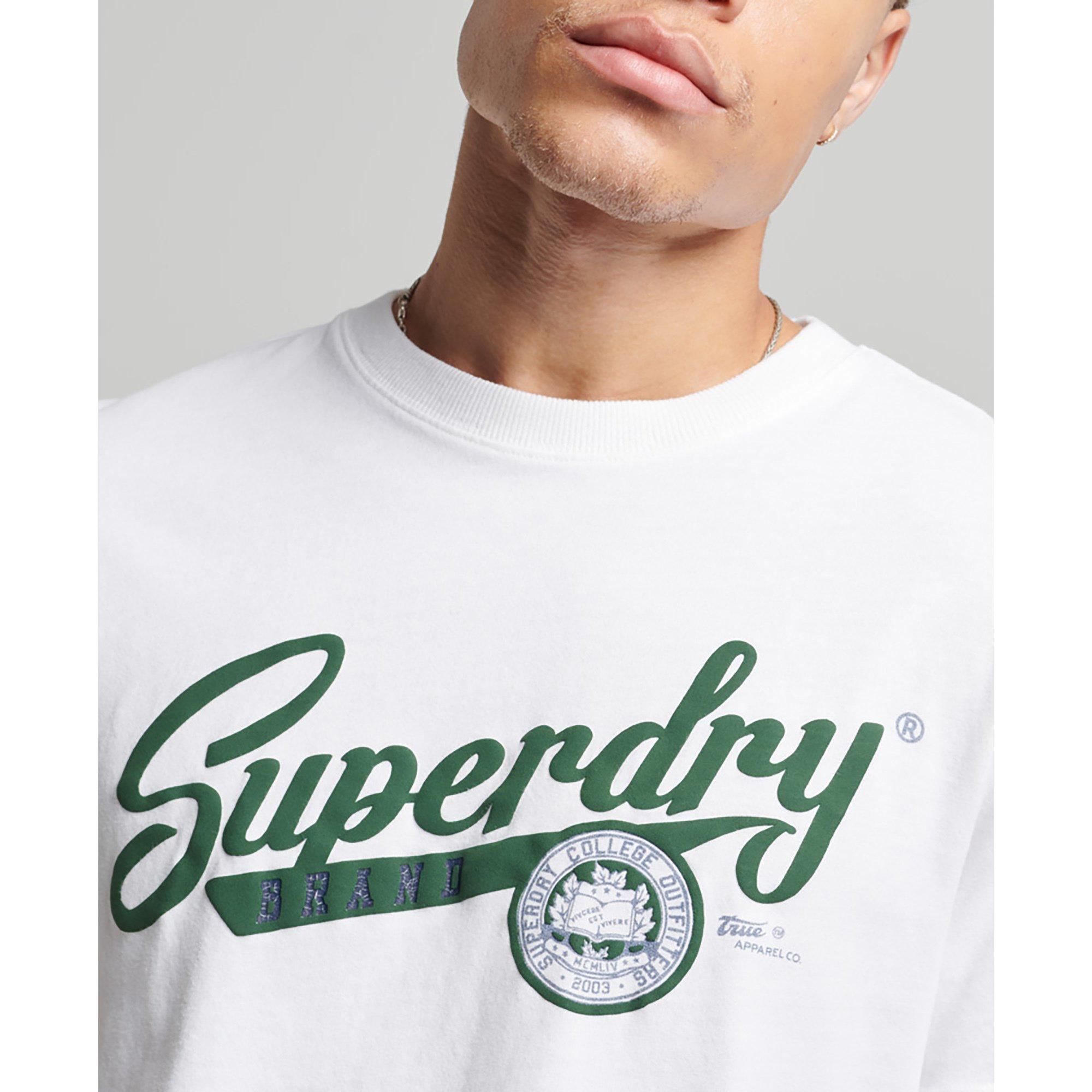 Superdry VINTAGE SCRIPTED COLLEGE TEE T-Shirt 