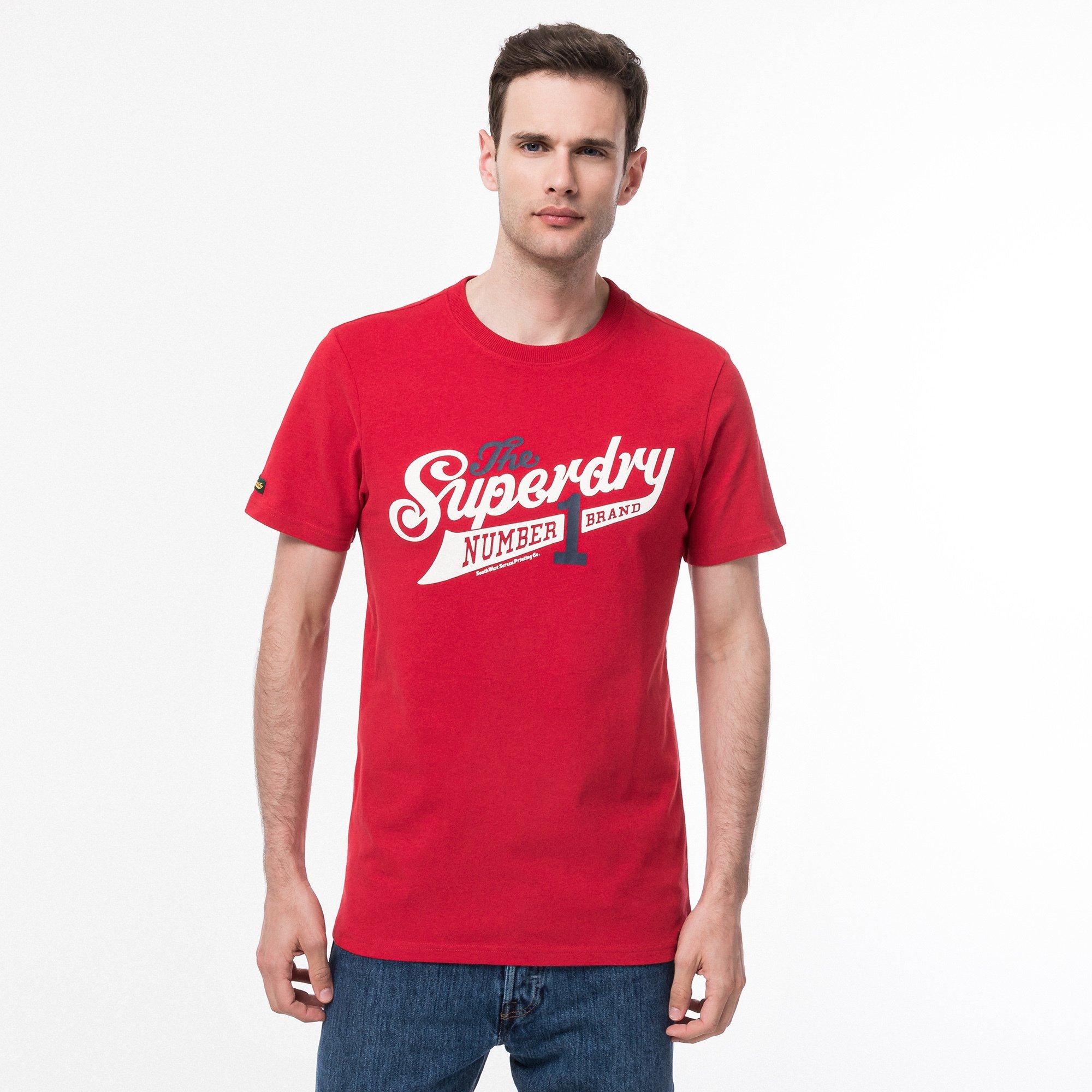 Superdry VINTAGE SCRIPTED COLLEGE TEE T-shirt 