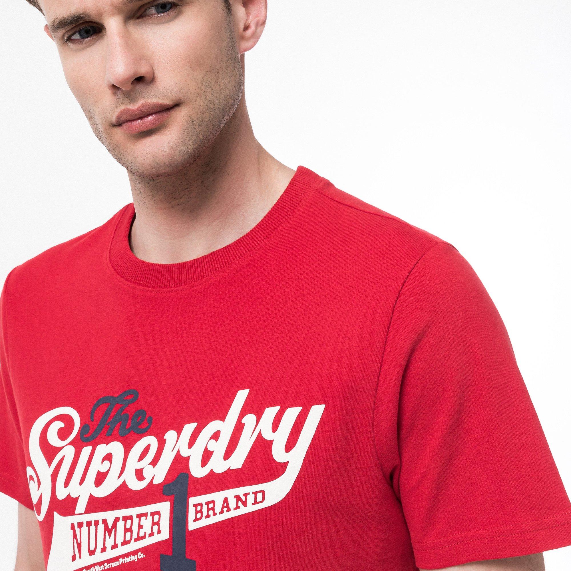 Superdry VINTAGE SCRIPTED COLLEGE TEE T-Shirt 