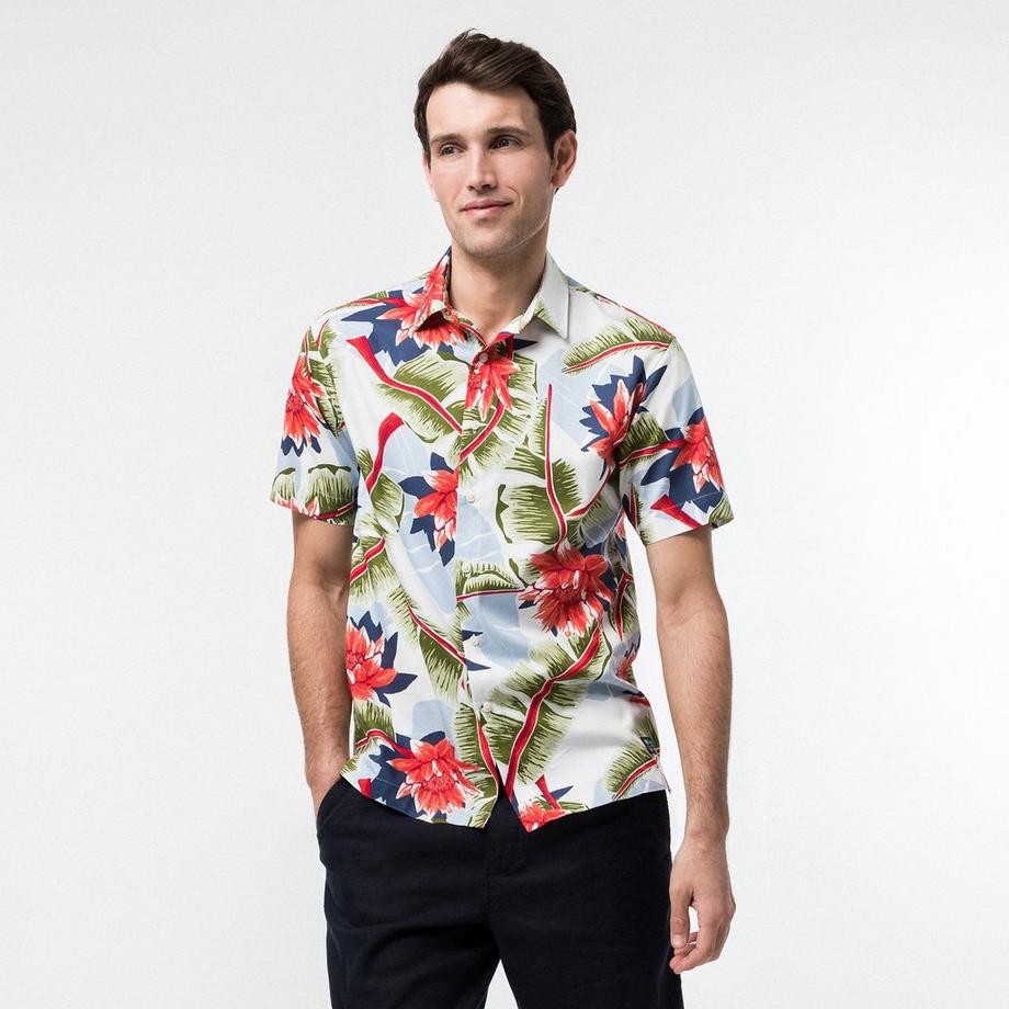 Superdry VINTAGE HAWAIIAN S/S SHIRT Hemd, kurzarm 