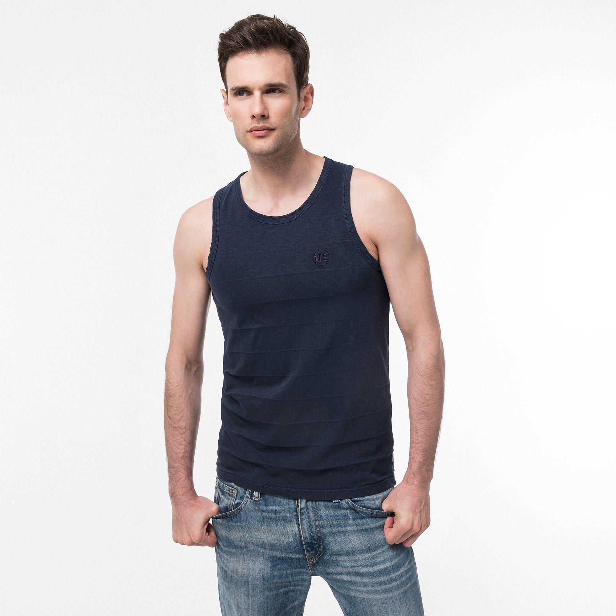 Superdry VINTAGE TEXTURE TANK Débardeur 