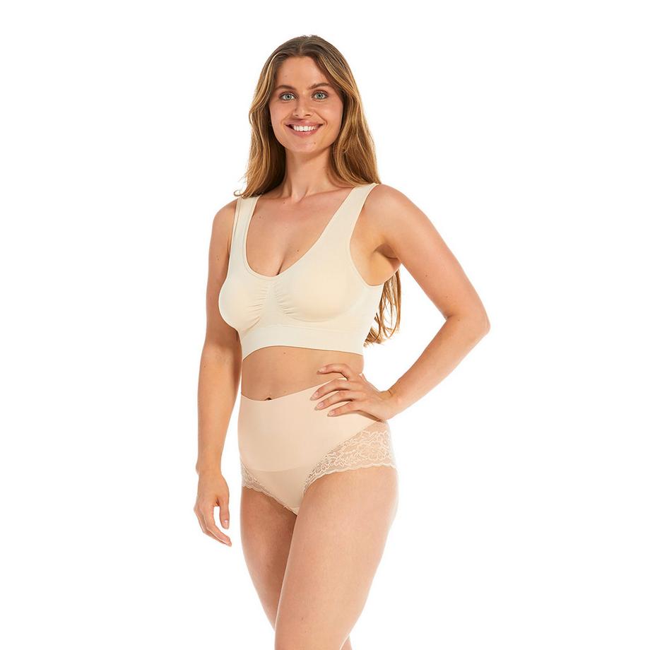 MAGIC Bodyfashion Tummy Shaper Lace Maxi Shaping Fit Slip  