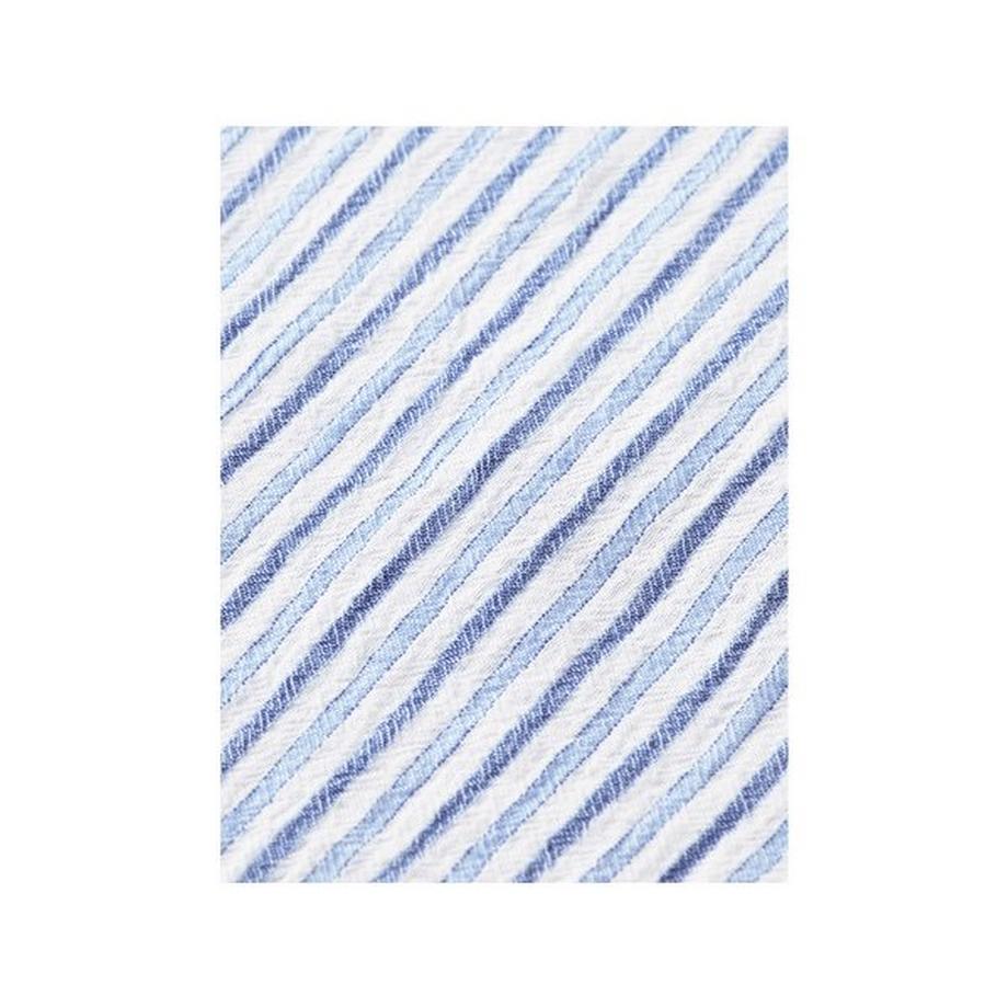 Scotch & Soda Regular fit crinkled voile in stripes and checks Hemd, langarm 