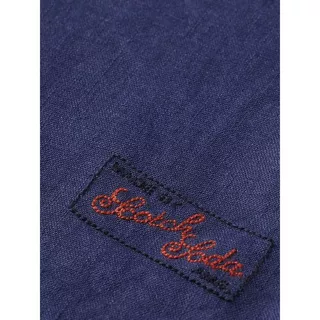 Scotch & Soda Linen shirt with sleeve roll-up Hemd, langarm 