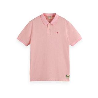 Scotch & Soda Melange polo with tonal logo Polo, manches courtes 