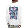 Scotch & Soda Floral artwork felpa crewneck sweatshirt in Organic Cotton Sweatshirt 