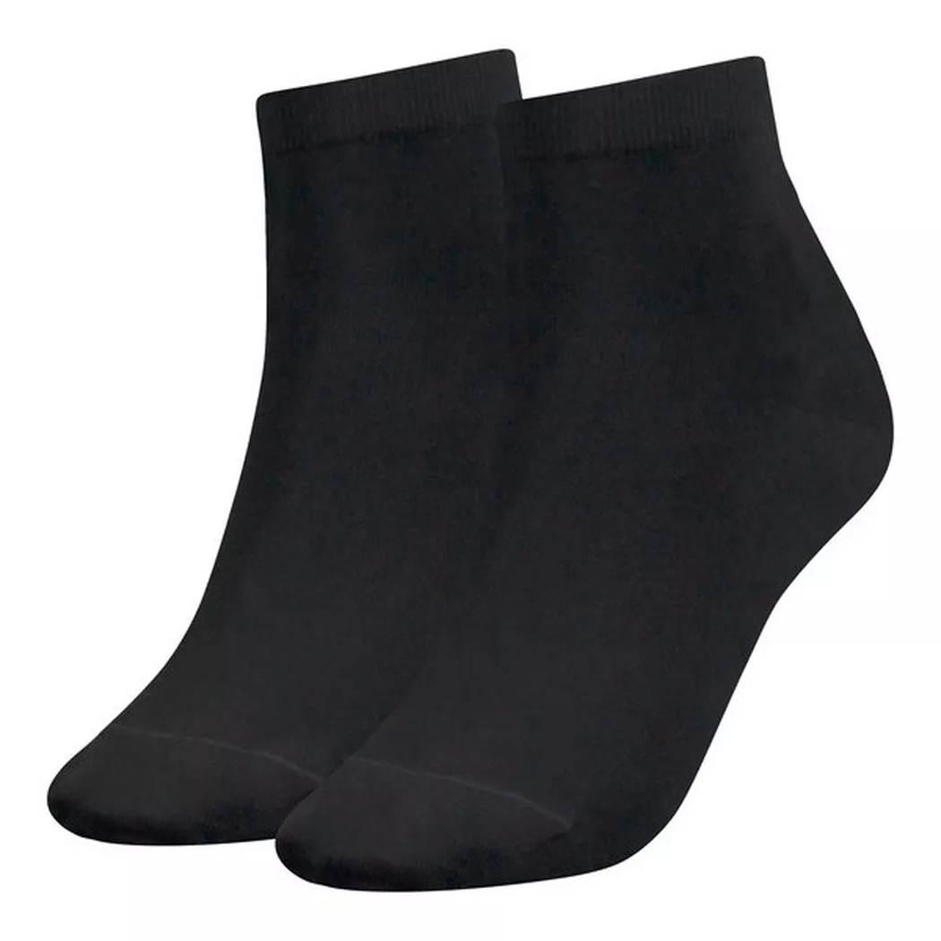 Tommy Hilfiger - Duopack, Sneaker Socken, für Damen, Black, Größe 35-38