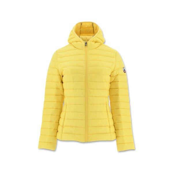 Image of Daunenjacke Mit Kapuze Damen Gelb L