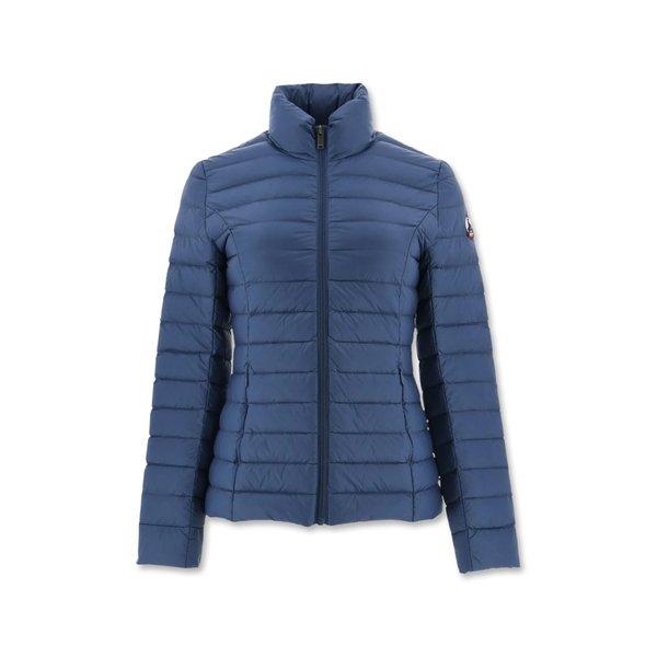 Image of Daunenjacke Ohne Kapuze Damen Blau Denim Dunkel S