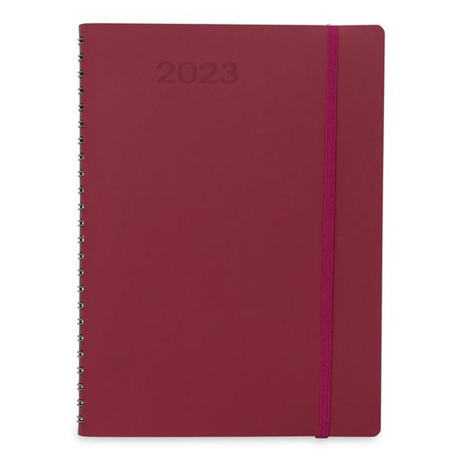 Agenda semainier avec reliure à spirale 2023