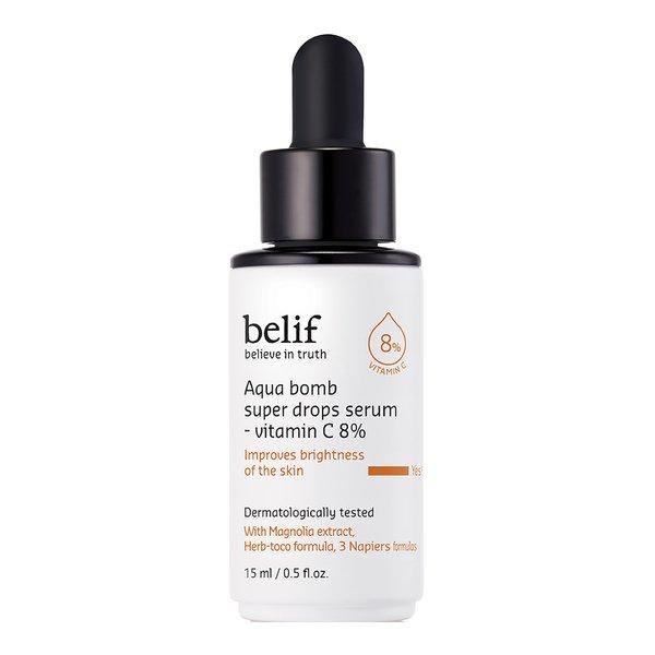 belif  Sérum Aqua Bomb Super Drops - Sérum à la Vitamin C 8% 