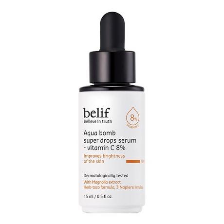 belif  Aqua Bomb Super Drops Serum - Siero alla vitamina C 8% 