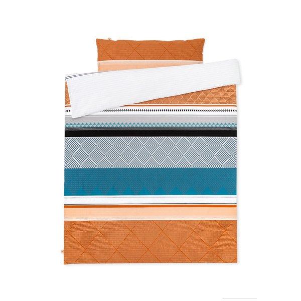 Manor Bali Gemusterter Seersucker Kissenbezug  