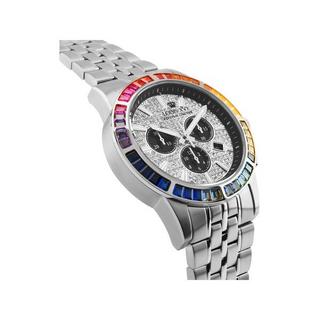 LOUIS XVI Majesté Iced Out Rainbow Chronographe 