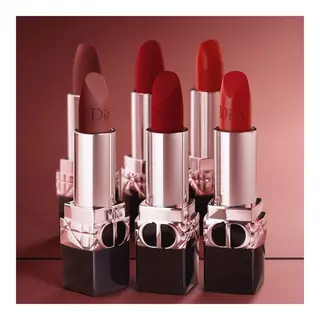 Dior RGE DIOR SATIN Rouge Dior Rouge à lèvres rechargeable satin 763 RedRed velvet finish