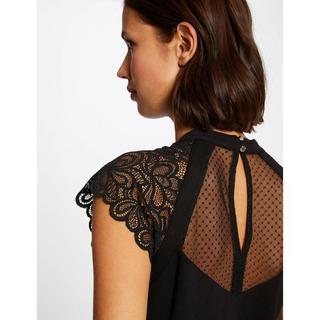 MORGAN T-Shirt Dentelle Détails Mesh  