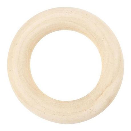 Creativ Company Holzring Makramee, 6 Stk. 