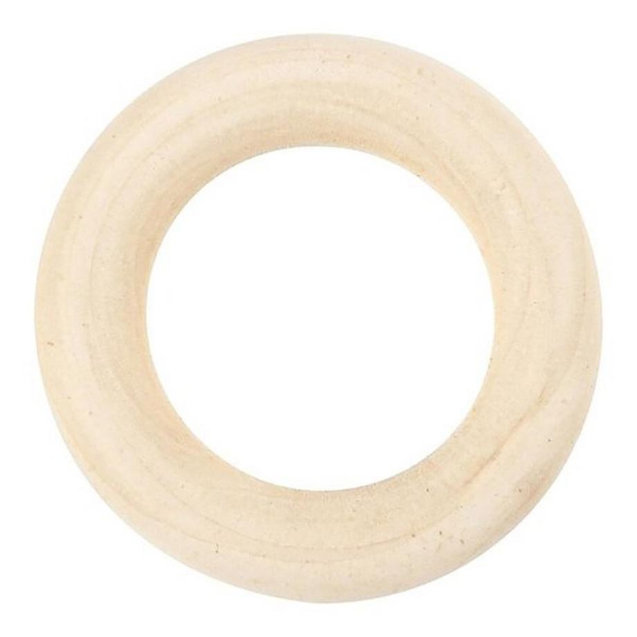 Creativ Company Holzring Makramee, 6 Stk. 