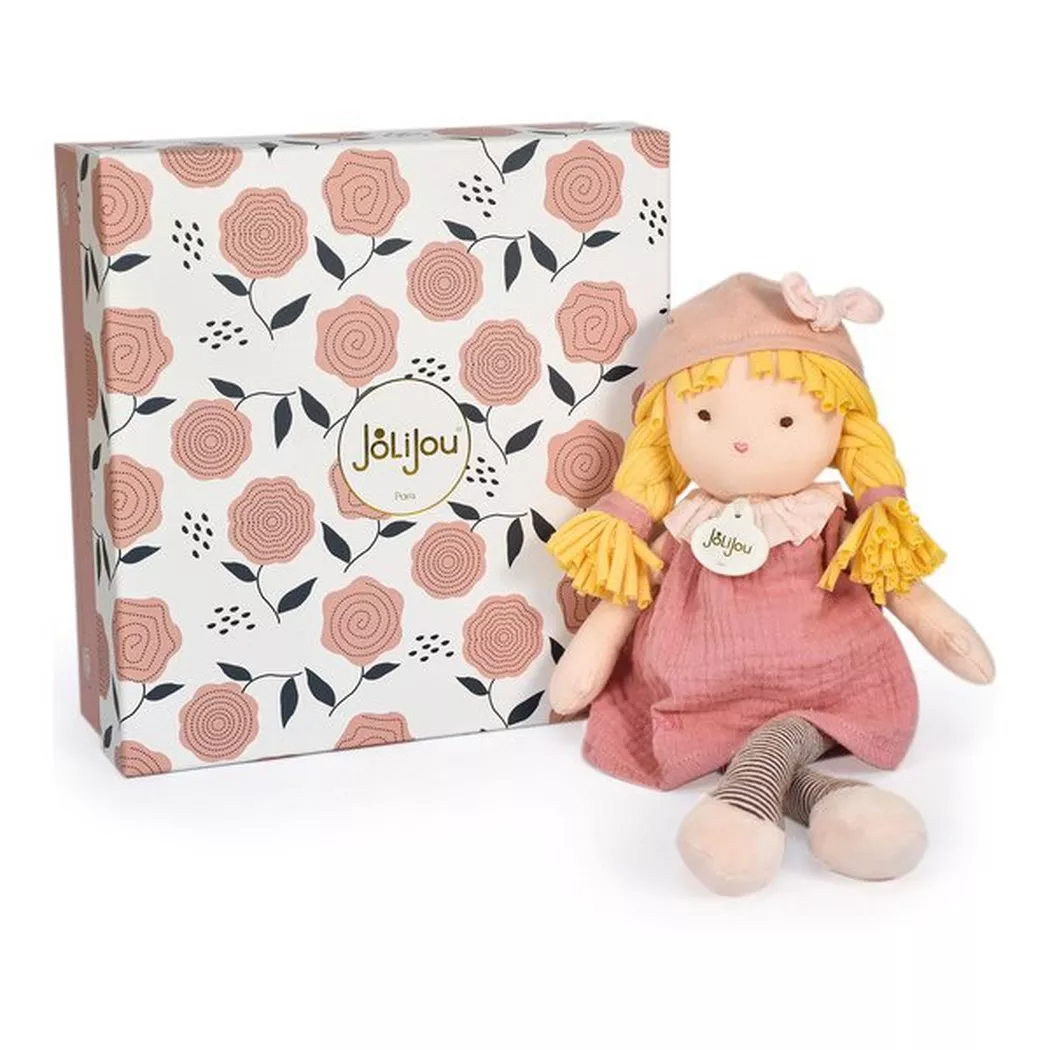 Doudou & Compagnie Stoffpuppe Altrosa 2