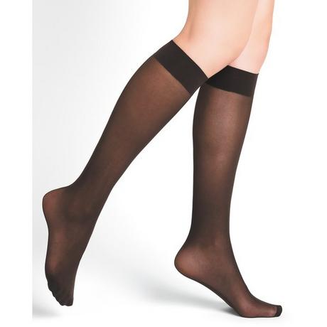 BLEU FORET Velouté Semi-Opaque 30 Denier Mi-bas  