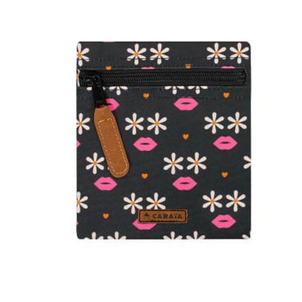 Image of Seitentasche Unisex Schwarz-Bunt 15cm