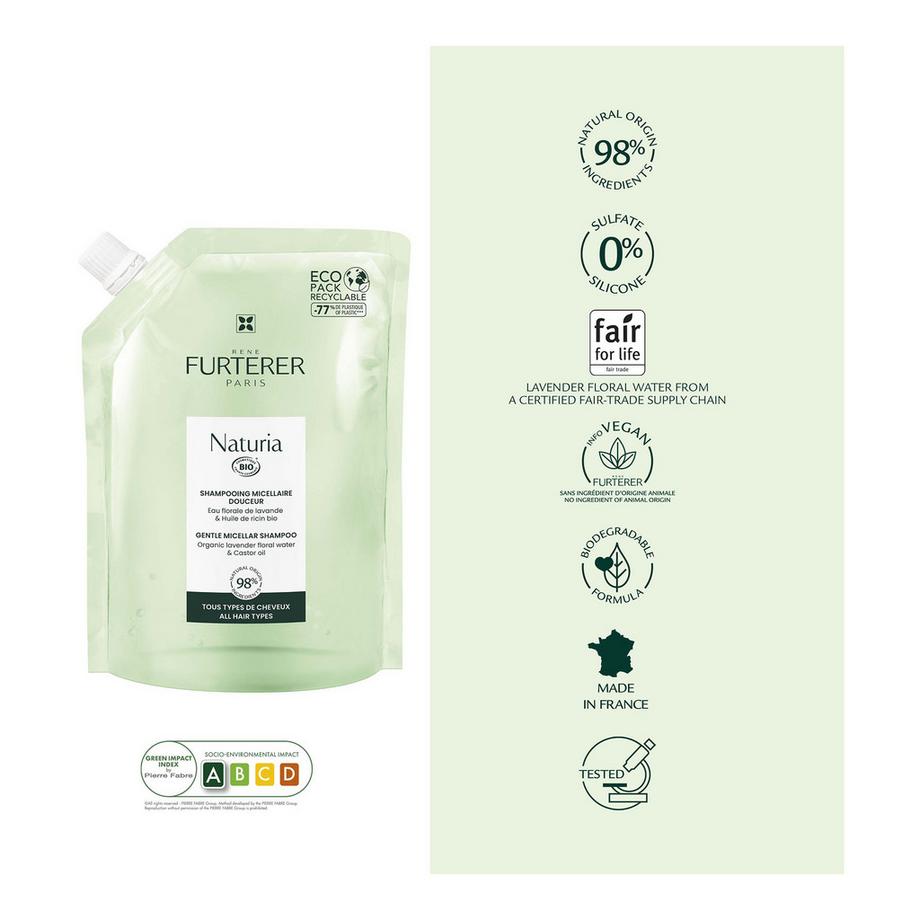 FURTERER Naturia  Shampooing micellaire doux bio  