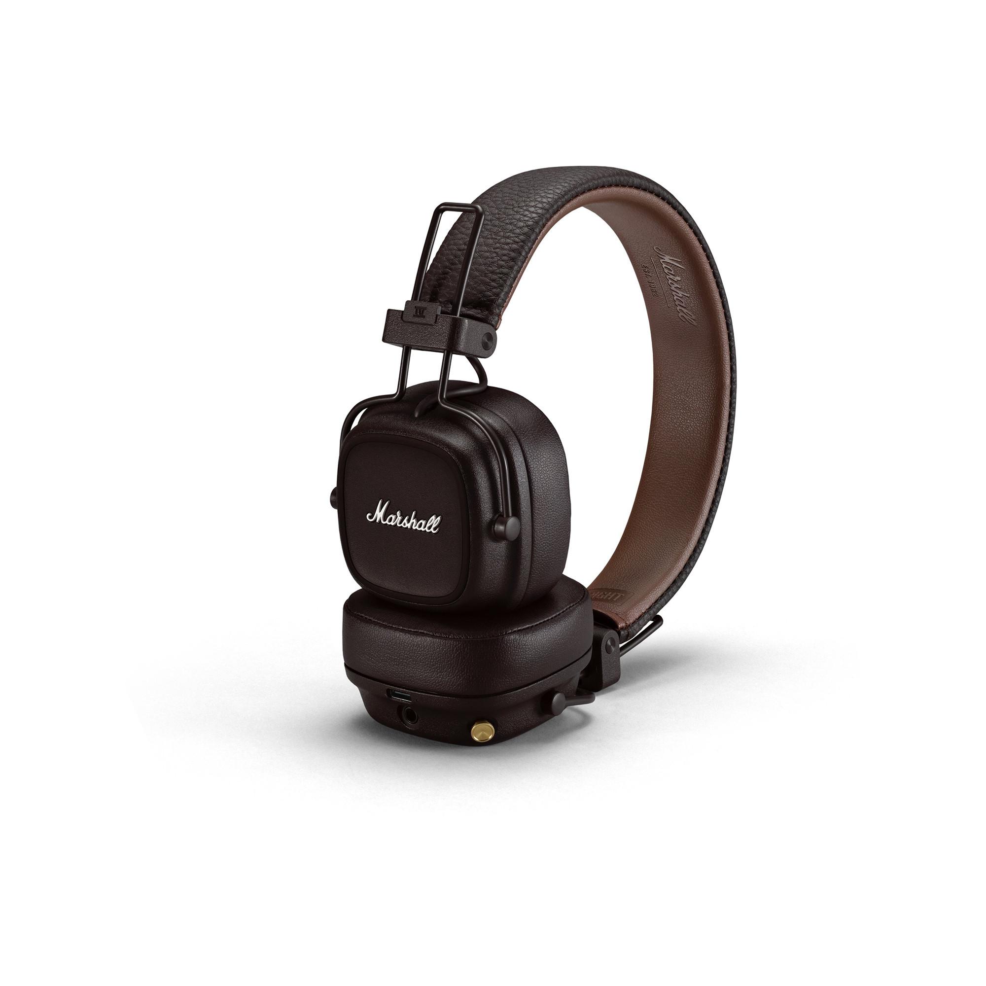 Marshall MAJOR IV MARRON Casque on-ear 