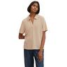 TOM TAILOR 1032715 polo collar T-shirt Polo Shirt Beige