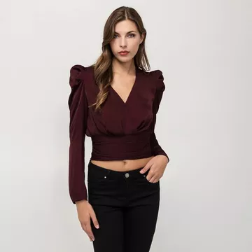 Bluse, langarm