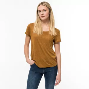 T-shirt, col rond, manches courtes