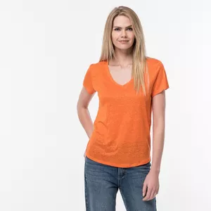 T-Shirt, V-Neck, kurzarm