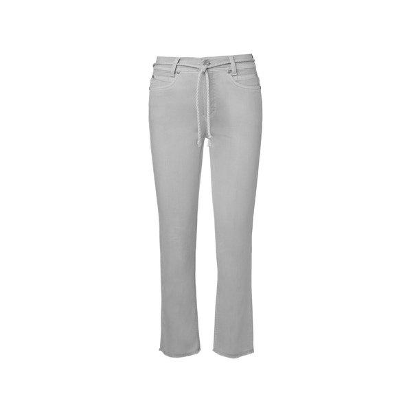 Image of Jeans, Straight Leg Fit Damen Silber 38