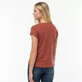 Manor Woman  T-Shirt, Rundhals, kurzarm Rost