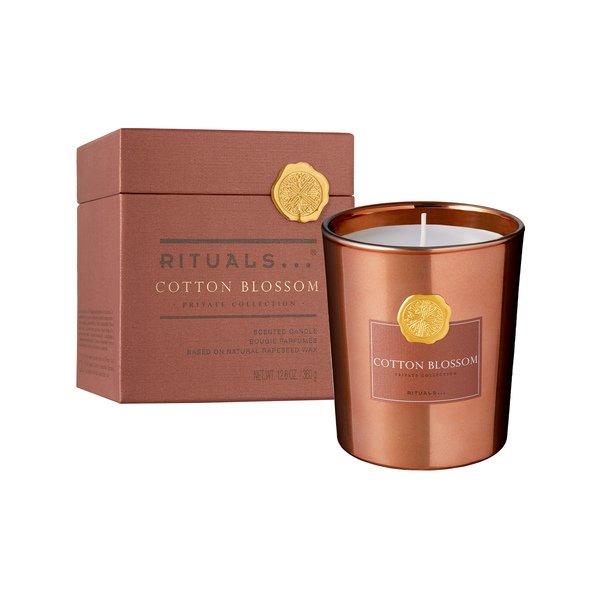 Image of RITUALS Cotton Blossom Scented Candle Home Table - 360 g