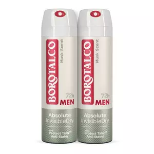Men Invisible Dry Spray Duo