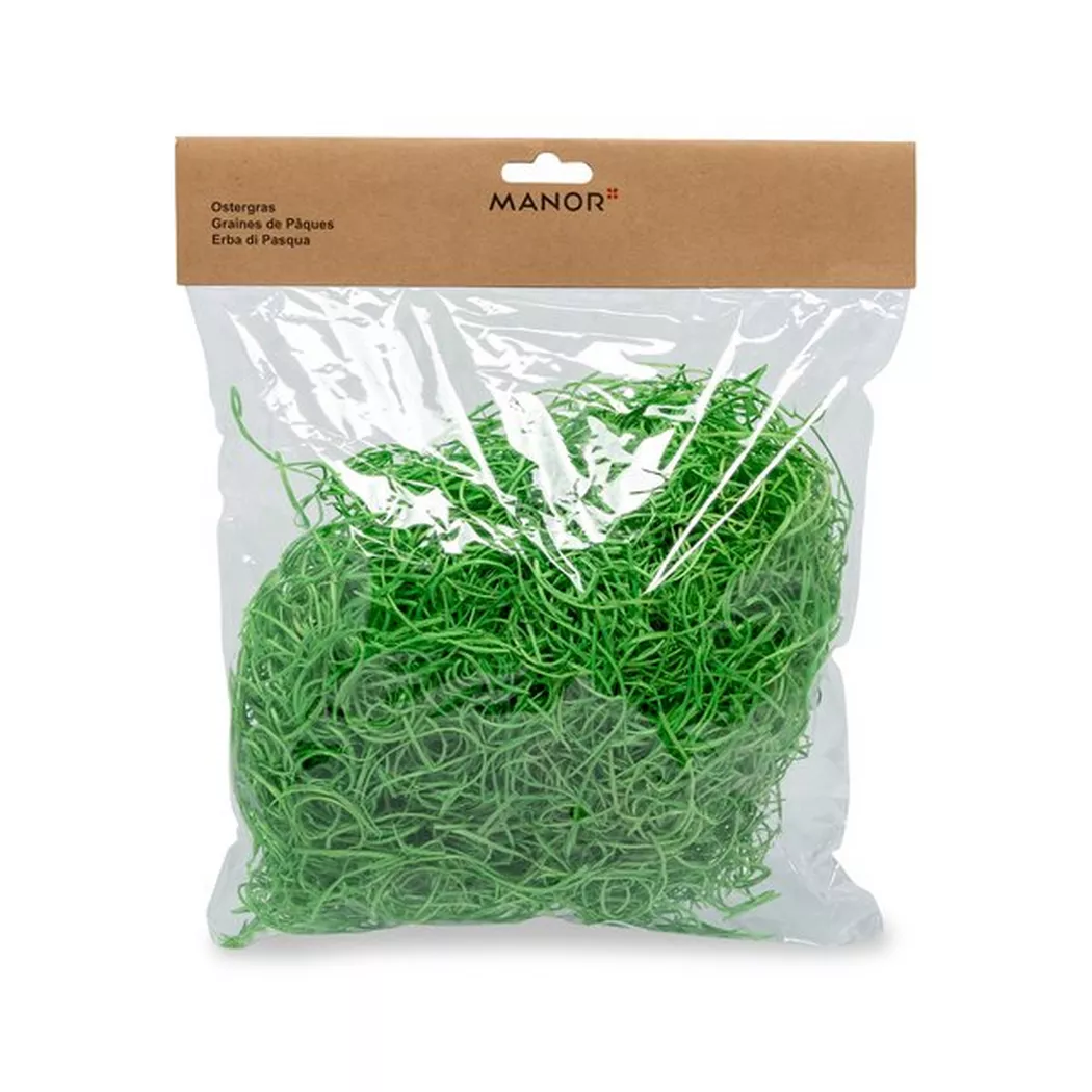 Manor Papeterie No Label - Erba di Pasqua, 24.8X22.5X8CM, Verde