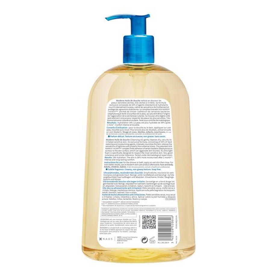 BIODERMA Atoderm huile de douche Atoderm Huile de douche Olio detergente contro le irritazioni Pelle da secca sensibile ad atopica 
