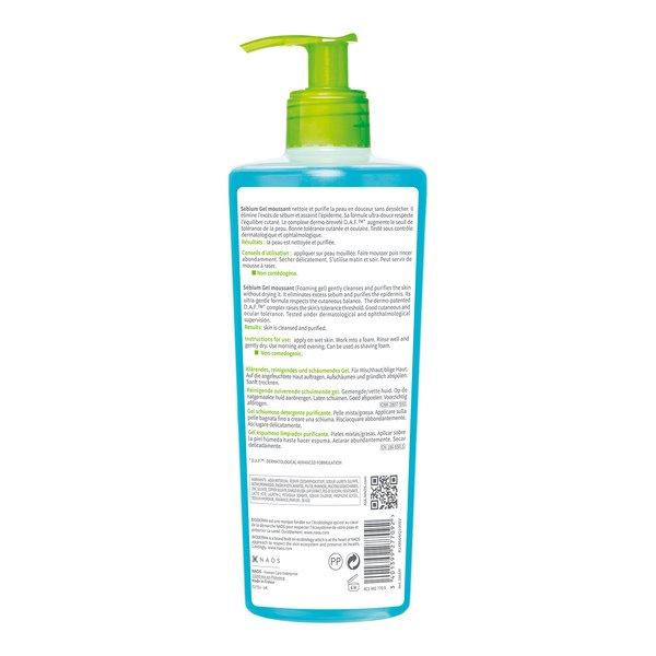 BIODERMA  Sebium Gel moussant Gel in schiuma detergente purificante  Pelle da mista a grassa 