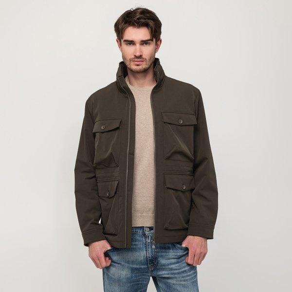 Image of Fieldjacke Mit Kapuze Herren Braun S