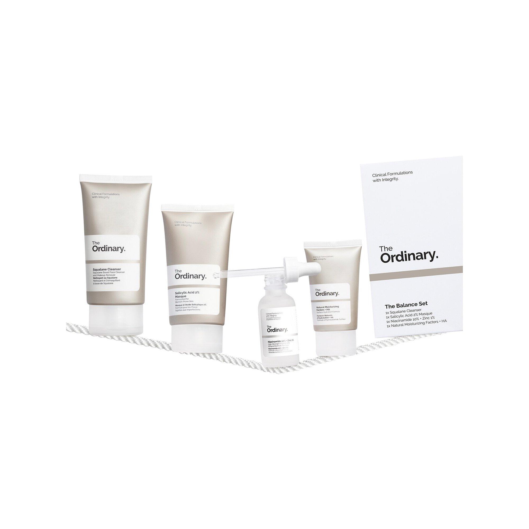 THE ORDINARY The Balance Set - Coffret Soin Visage Purifiant  