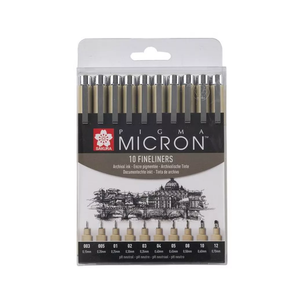 Royal Talens Sakura Pigma Micron Fineliner Set, none